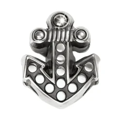 Ahoy Anchor Double Bead -Moonlink Jewelry Shop ahoy anchor double bead silver 2 a5da3bf6 7486 41a0 bb26 f4074f021fa1