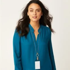 Alcazar Charm Badge Clip Necklace -Moonlink Jewelry Shop alcazar charm badge clip necklace silver 3 ed9819ea c4d5 44f5 a74a 5ef17d47f2a2