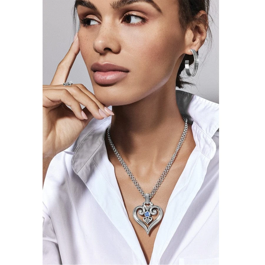 Alcazar Heart Glint Convertible Necklace 3 Alcazar Heart Glint Convertible Necklace - Image 3