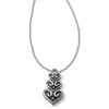Alcazar Heart Trio Short Necklace