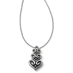 Alcazar Heart Trio Short Necklace