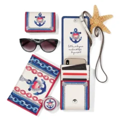 Anchor And Soul Card Case 7 Anchor And Soul Card Case -Moonlink Jewelry Shop anchor and soul card case multi 3