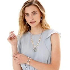 Barbados Nuvola Shell Long Necklace -Moonlink Jewelry Shop barbados nuvola shell long necklace silver pearl 2 4dc0a45a c79b 4861 9596 449367f739e9