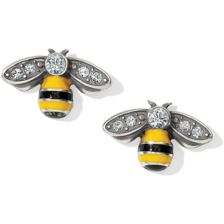 Bee Happy Mini Post Earrings 1 Bee Happy Mini Post Earrings