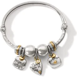 Best Friends Hinged Bangle