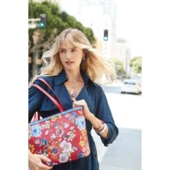 Blossom Hill Rouge Scarlet Tote 11 Blossom Hill Rouge Scarlet Tote -Moonlink Jewelry Shop blossom hill rouge scarlet tote poppy 5