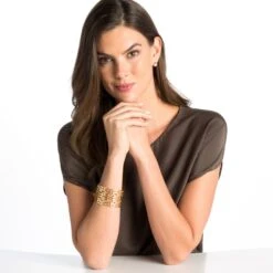Christo Lyon Wide Cuff Bracelet -Moonlink Jewelry Shop christo lyon wide cuff bracelet gold 2 c7c8a933 cc90 45dc 8742 07e8793e11e4