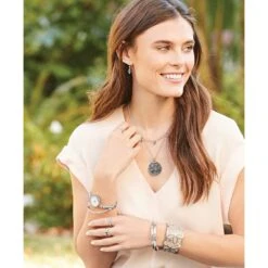 Color Drops Slim Bangle -Moonlink Jewelry Shop color drops slim bangle silver multi 3 3793f1ab 699f 4167 bb7c 328ce7160cc6