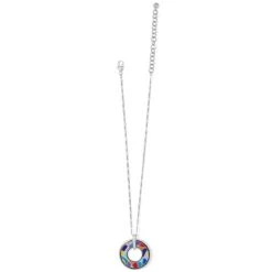 Colormix Reversible Necklace -Moonlink Jewelry Shop colormix reversible necklace silver multi 2