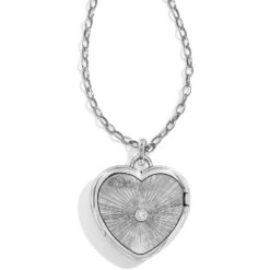 Contempo Convertible Locket Necklace -Moonlink Jewelry Shop contempo convertible locket necklace silver 2 b6eb262f 5819 4a96 a679 a76826663776