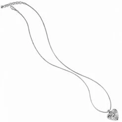 Contempo Heart Badge Clip Necklace -Moonlink Jewelry Shop contempo heart badge clip necklace silver 2 1c7fc7f1 d6b3 4918 bf00 52073230fef1