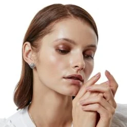 Contempo Heart Post Earrings -Moonlink Jewelry Shop contempo heart post earrings silver 3 6748a619 578a 49b6 aead f386b40ceb5e