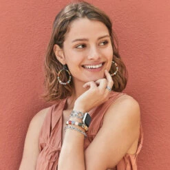 Contempo Linx Watch Band -Moonlink Jewelry Shop contempo linx watch band silver 5