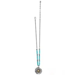 Daisy Dee Turquoise Necklace -Moonlink Jewelry Shop daisy dee turquoise necklace silver turquoise 2
