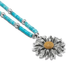 Daisy Dee Turquoise Necklace -Moonlink Jewelry Shop daisy dee turquoise necklace silver turquoise 3