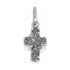 Easter Lily Cross Charm -Moonlink Jewelry Shop easter lily cross charm silver white 2 309ae8ab 73be 4b80 a69c e559fdd14677