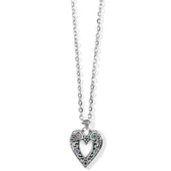 Elora Gems Large Heart Necklace