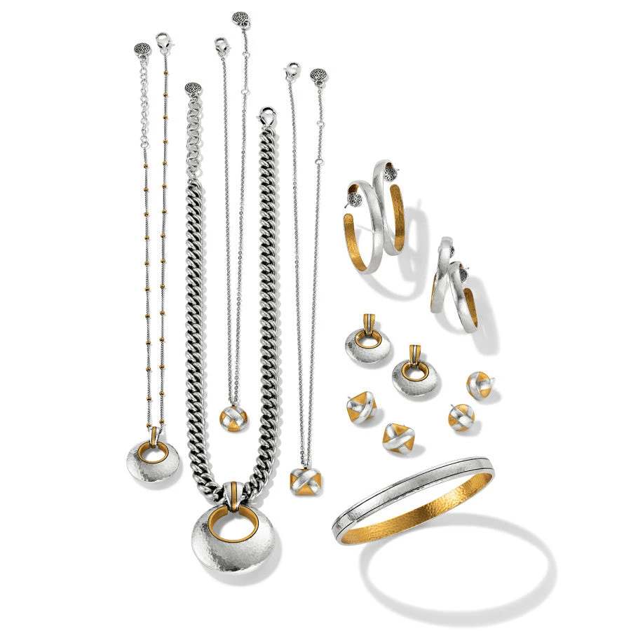 Entrata Round Post Earrings 2 Entrata Round Post Earrings - Image 2