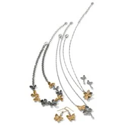 Everbloom Flutter Post Earrings -Moonlink Jewelry Shop everbloom flutter post earrings silver 2