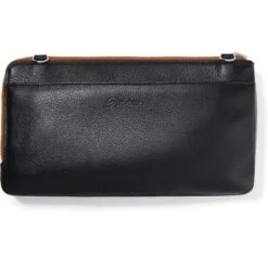 Ferrara Duet Zip Pouch -Moonlink Jewelry Shop ferrara duet zip pouch black brown 2