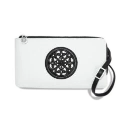 Ferrara Duet Zip Pouch -Moonlink Jewelry Shop ferrara duet zip pouch black white 0