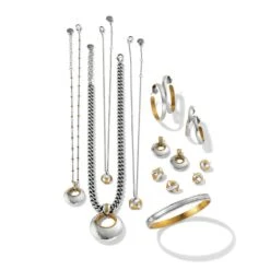 Ferrara Entrata Narrow Bangle -Moonlink Jewelry Shop ferrara entrata narrow bangle silver gold 2