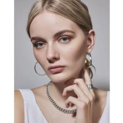 Ferrara Roma Curb Chain Necklace -Moonlink Jewelry Shop ferrara roma curb chain necklace silver 2 a23a7b49 9085 4b29 95c2 263ad1959091