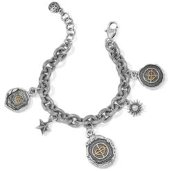 Ferrara Virtue Charm Bracelet 5 Ferrara Virtue Charm Bracelet -Moonlink Jewelry Shop ferrara virtue charm bracelet silver gold 1 3163f00f 5e8e 4d0d 8fdd 48a5ce3adf30