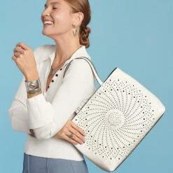 Fiora Large Tote 13 Fiora Large Tote -Moonlink Jewelry Shop fiora large tote white 4