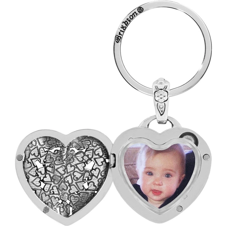 Floral Heart Key Fob 2 Floral Heart Key Fob - Image 2