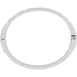 Footprints Hinged Bangle -Moonlink Jewelry Shop footprints hinged bangle silver 2 b894b4bf e4ff 414e b521 9b934611a20d