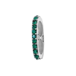 Glitter Double Spacer -Moonlink Jewelry Shop glitter double spacer dark green 0 669dce3f f91c 4e15 b946 aa602f281ca4