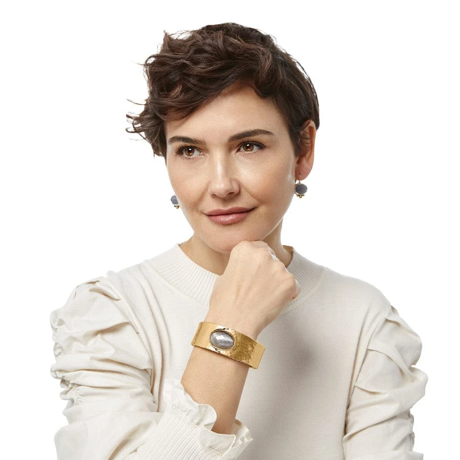 Golden Moon Hinged Bangle 4 Golden Moon Hinged Bangle - Image 4