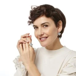 Golden Moon Ring -Moonlink Jewelry Shop golden moon ring gold grey 2