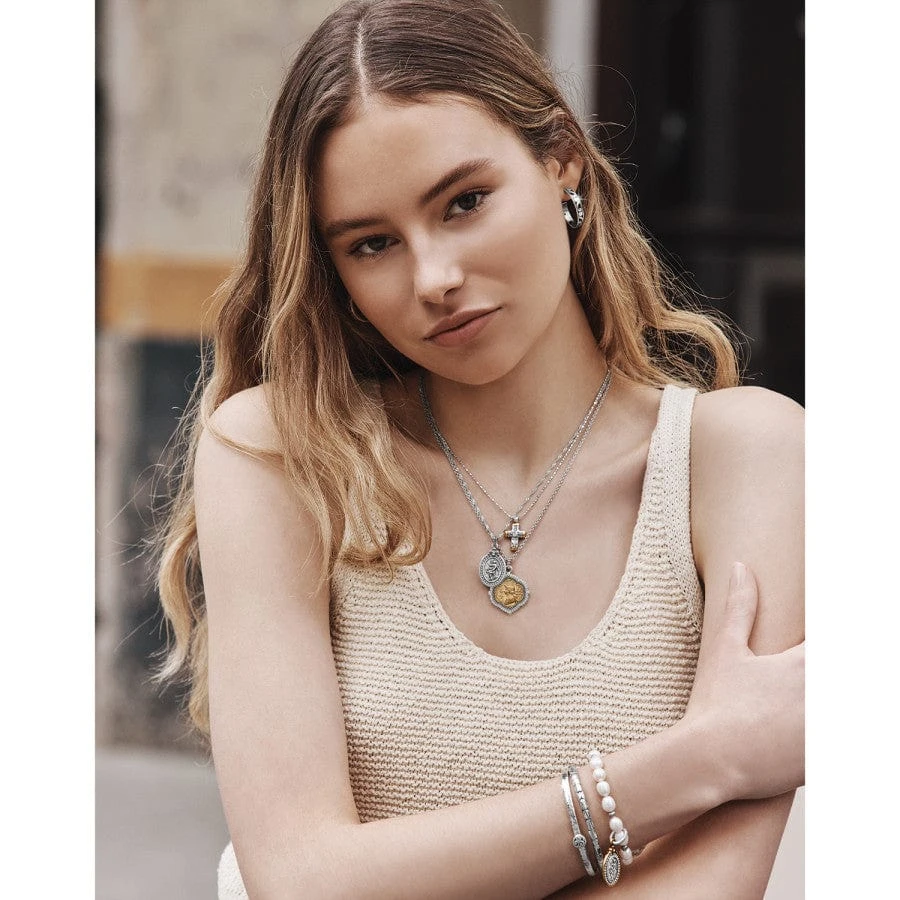 Guardian Angel Pearl Stretch Bracelet 3 Guardian Angel Pearl Stretch Bracelet - Image 3