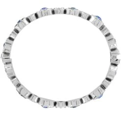 Halo Burst Hinged Bangle 4 Halo Burst Hinged Bangle -Moonlink Jewelry Shop halo burst hinged bangle silver tanzanite 1 bf79bf13 85fe 4521 a5e9 7e4356cb4a55