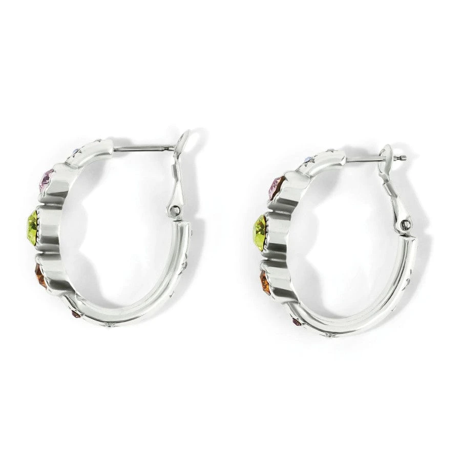 Halo Gems Trio Hoop Earrings 3 Halo Gems Trio Hoop Earrings - Image 3