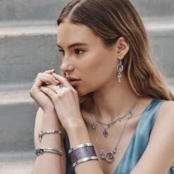 Halo Radiance Petite Necklace 5 Halo Radiance Petite Necklace -Moonlink Jewelry Shop halo radiance petite necklace silver tanzanite 2 64647084 67a6 4906 8ca0 5de1f1b31094