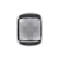 Ice Cube Bead -Moonlink Jewelry Shop ice cube bead silver gray 0