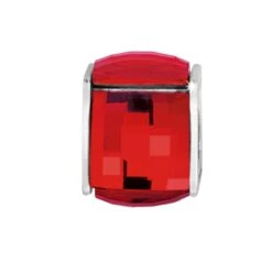 Ice Cube Bead -Moonlink Jewelry Shop ice cube bead silver red 0