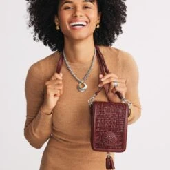 Ilia Mini Flap Cross Body Bag -Moonlink Jewelry Shop ilia mini flap cross body bag garnet 4