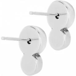 Infinity Sparkle Post Earrings -Moonlink Jewelry Shop infinity sparkle post earrings silver 2