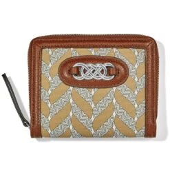 Interlok Braid Medium Wallet -Moonlink Jewelry Shop interlok braid medium wallet bourbon 0