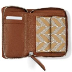 Interlok Braid Medium Wallet -Moonlink Jewelry Shop interlok braid medium wallet bourbon 1