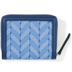 Interlok Braid Medium Wallet -Moonlink Jewelry Shop interlok braid medium wallet french blue 2