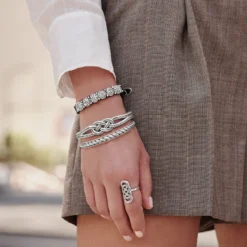 Interlok Hinged Bangle 11 Interlok Hinged Bangle -Moonlink Jewelry Shop interlok hinged bangle silver 4 9114a099 5b3b 407b beae 2a365a6010a0