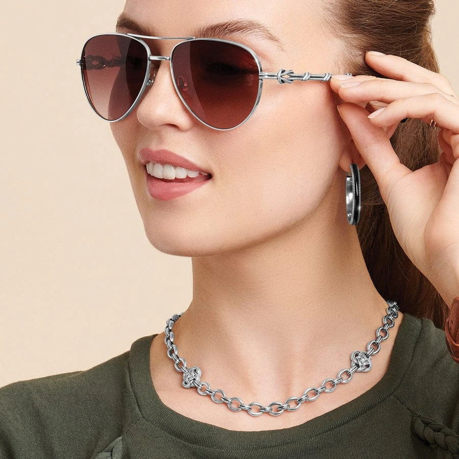 Interlok Noir Heirloom Hoop Earrings 2 Interlok Noir Heirloom Hoop Earrings - Image 2