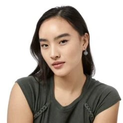 Interlok Petite Post Drop Earrings 7 Interlok Petite Post Drop Earrings -Moonlink Jewelry Shop interlok petite post drop earrings silver 3