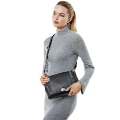 Jazz Medium Flap Bag 14 Jazz Medium Flap Bag -Moonlink Jewelry Shop jazz medium flap bag black 5