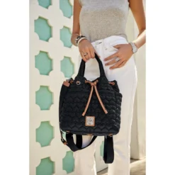 Kenny Convertible Backpack -Moonlink Jewelry Shop kenny convertible backpack black 3